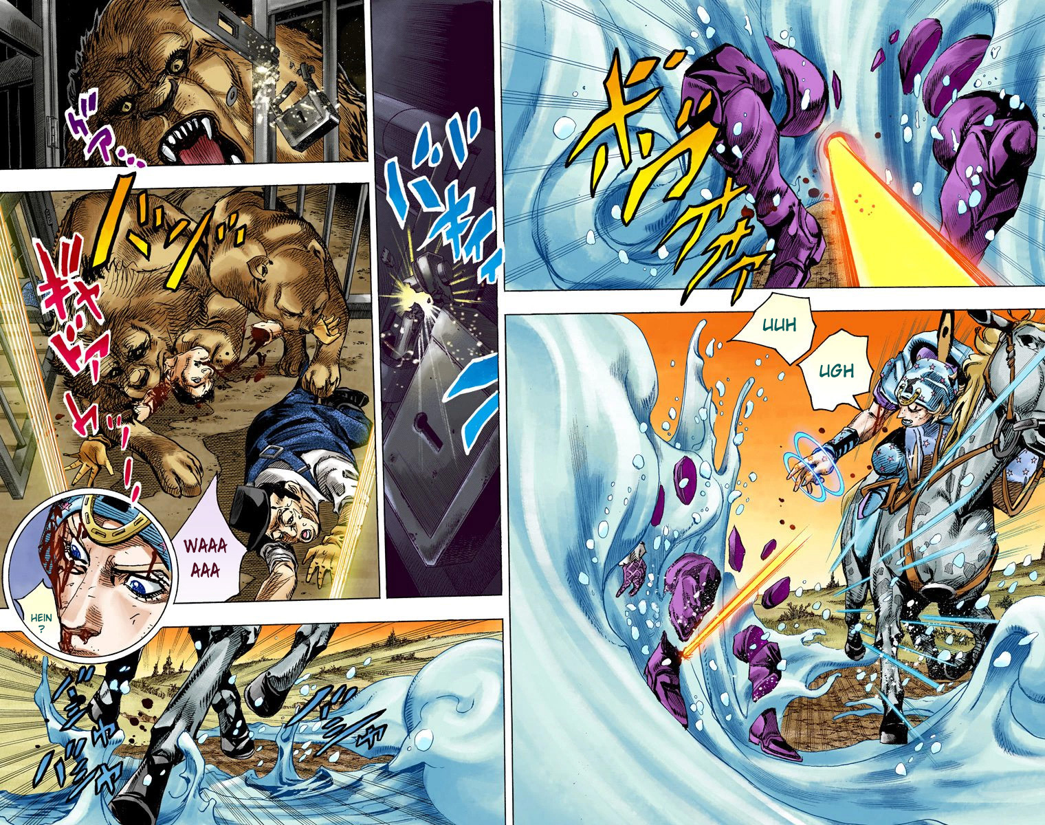 Read JoJo_s Bizarre Adventure Part 7 Steel Ball Run Official Colored FR Manga Online