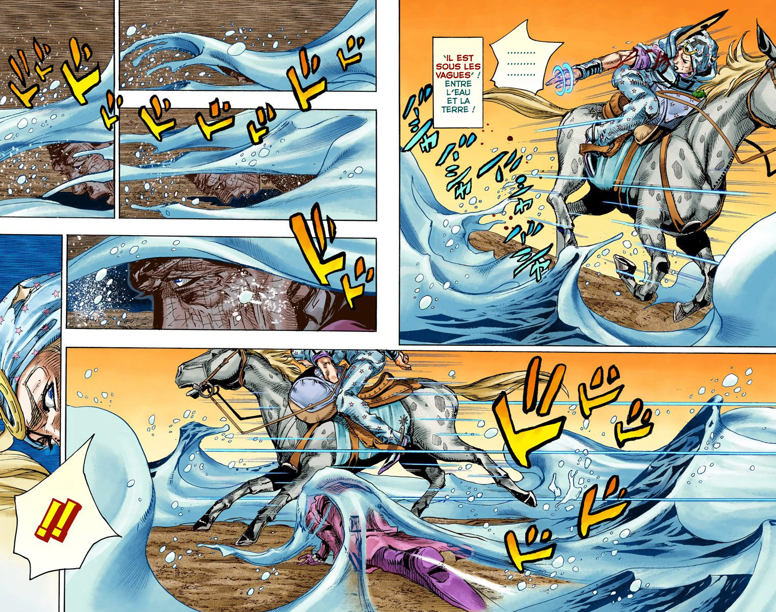 Read JoJo_s Bizarre Adventure Part 7 Steel Ball Run Official Colored FR Manga Online