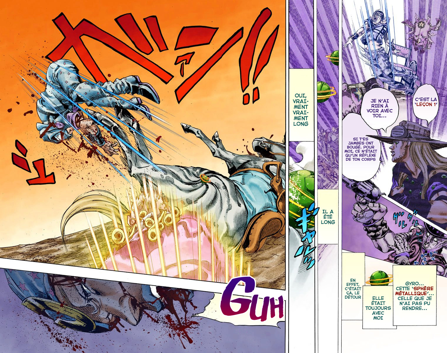 Read JoJo_s Bizarre Adventure Part 7 Steel Ball Run Official Colored FR Manga Online