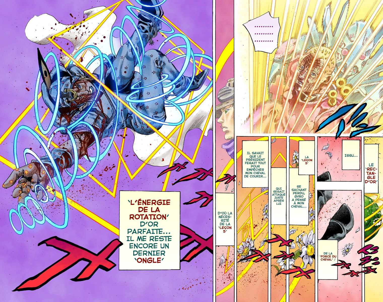 Read JoJo_s Bizarre Adventure Part 7 Steel Ball Run Official Colored FR Manga Online