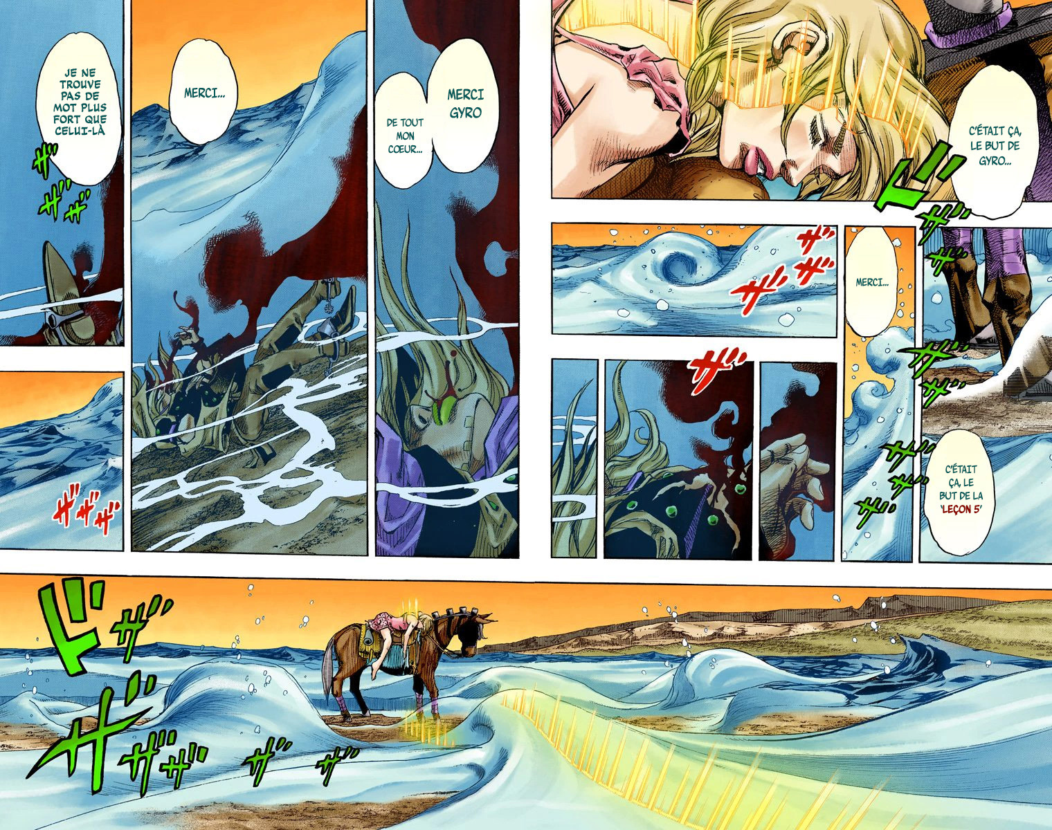 Read JoJo_s Bizarre Adventure Part 7 Steel Ball Run Official Colored FR Manga Online