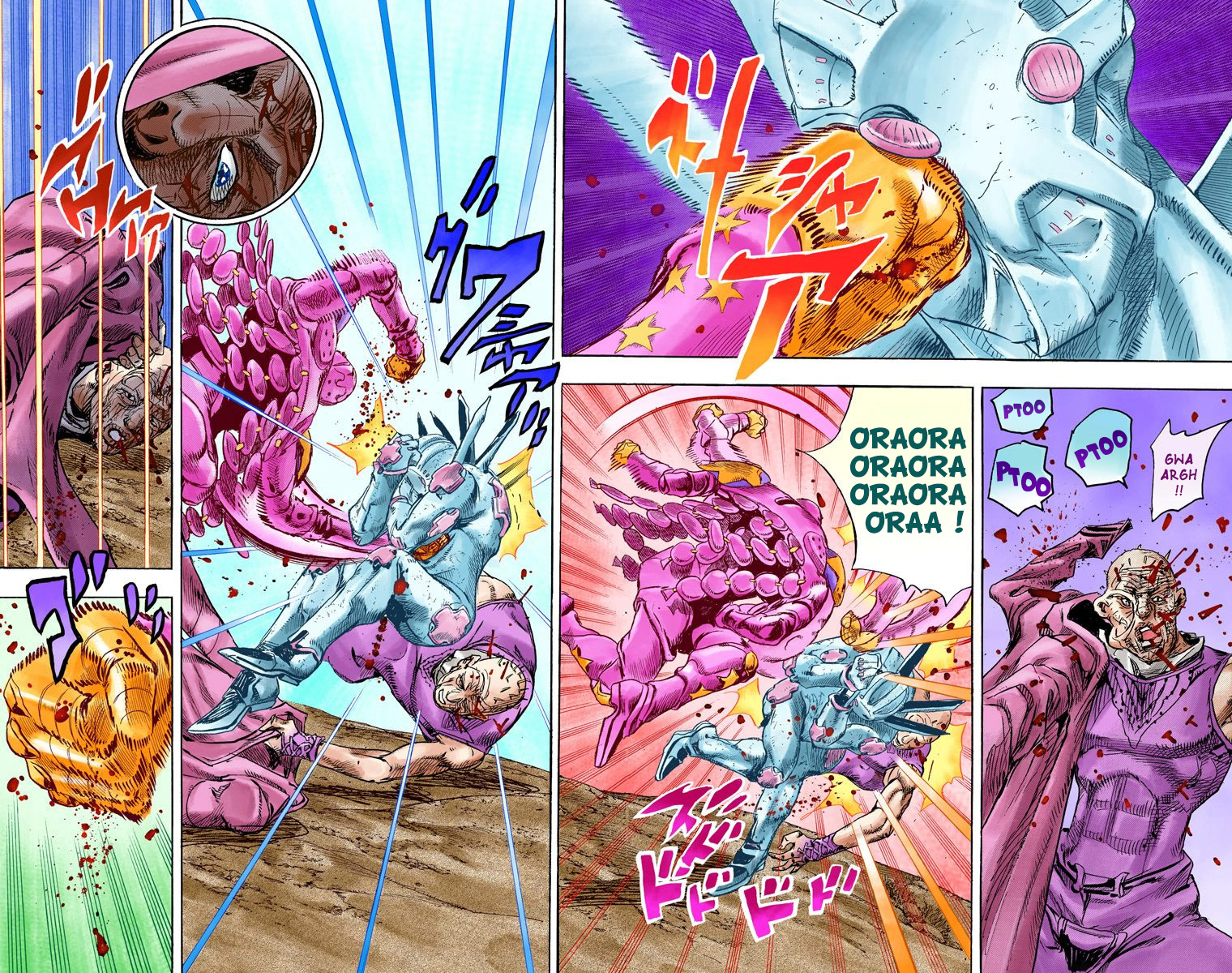 Read JoJo_s Bizarre Adventure Part 7 Steel Ball Run Official Colored FR Manga Online