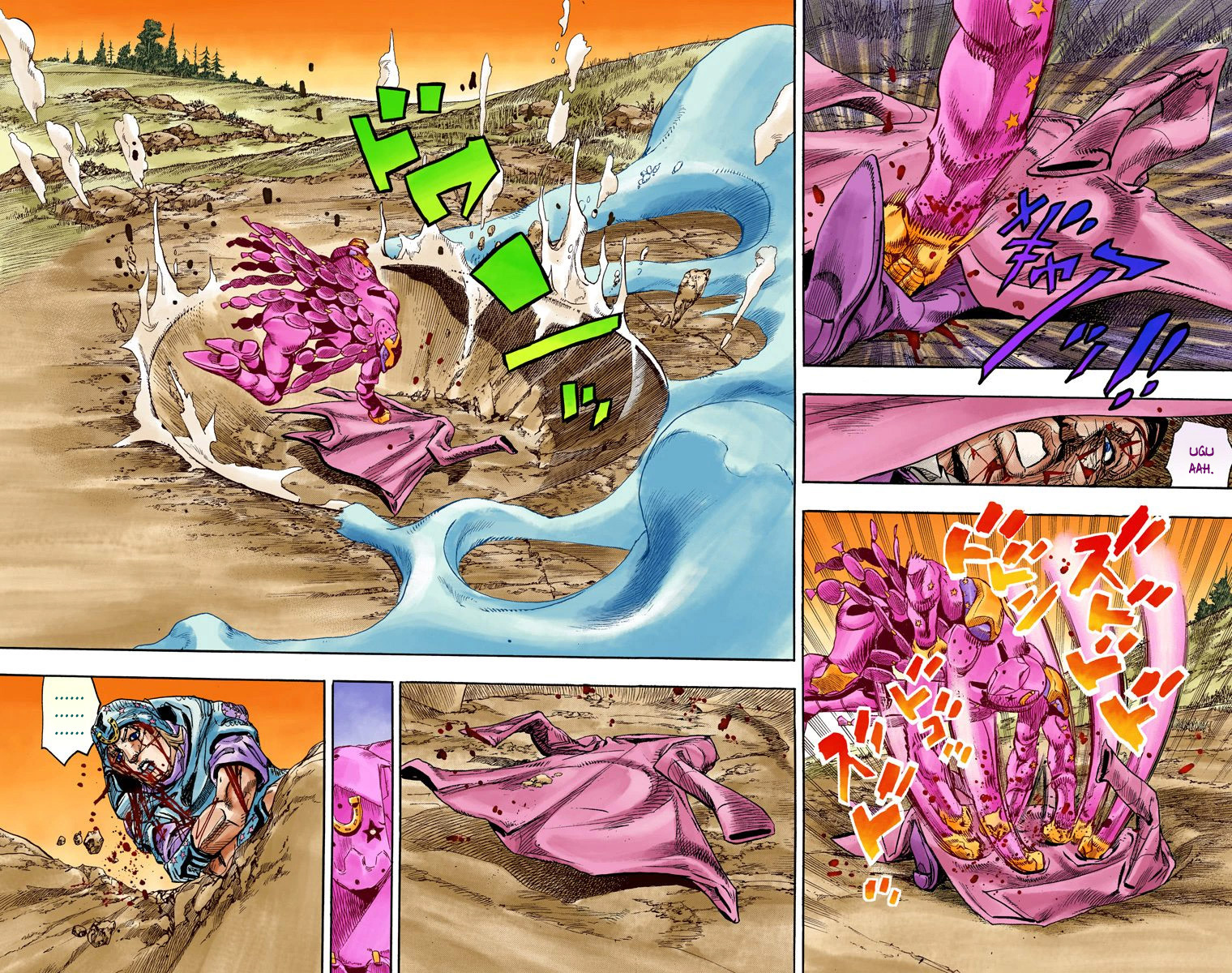 Read JoJo_s Bizarre Adventure Part 7 Steel Ball Run Official Colored FR Manga Online