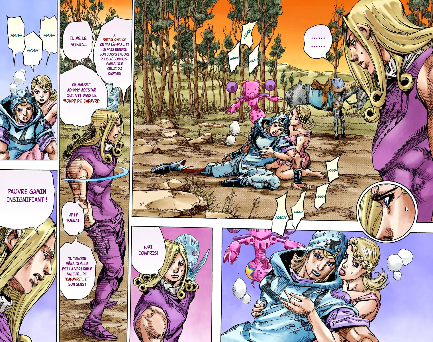 Read JoJo_s Bizarre Adventure Part 7 Steel Ball Run Official Colored FR Manga Online