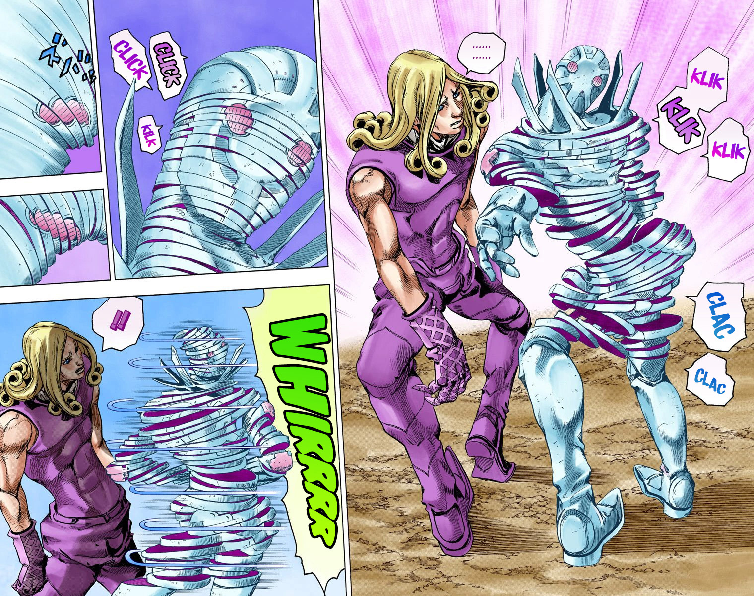 Read JoJo_s Bizarre Adventure Part 7 Steel Ball Run Official Colored FR Manga Online