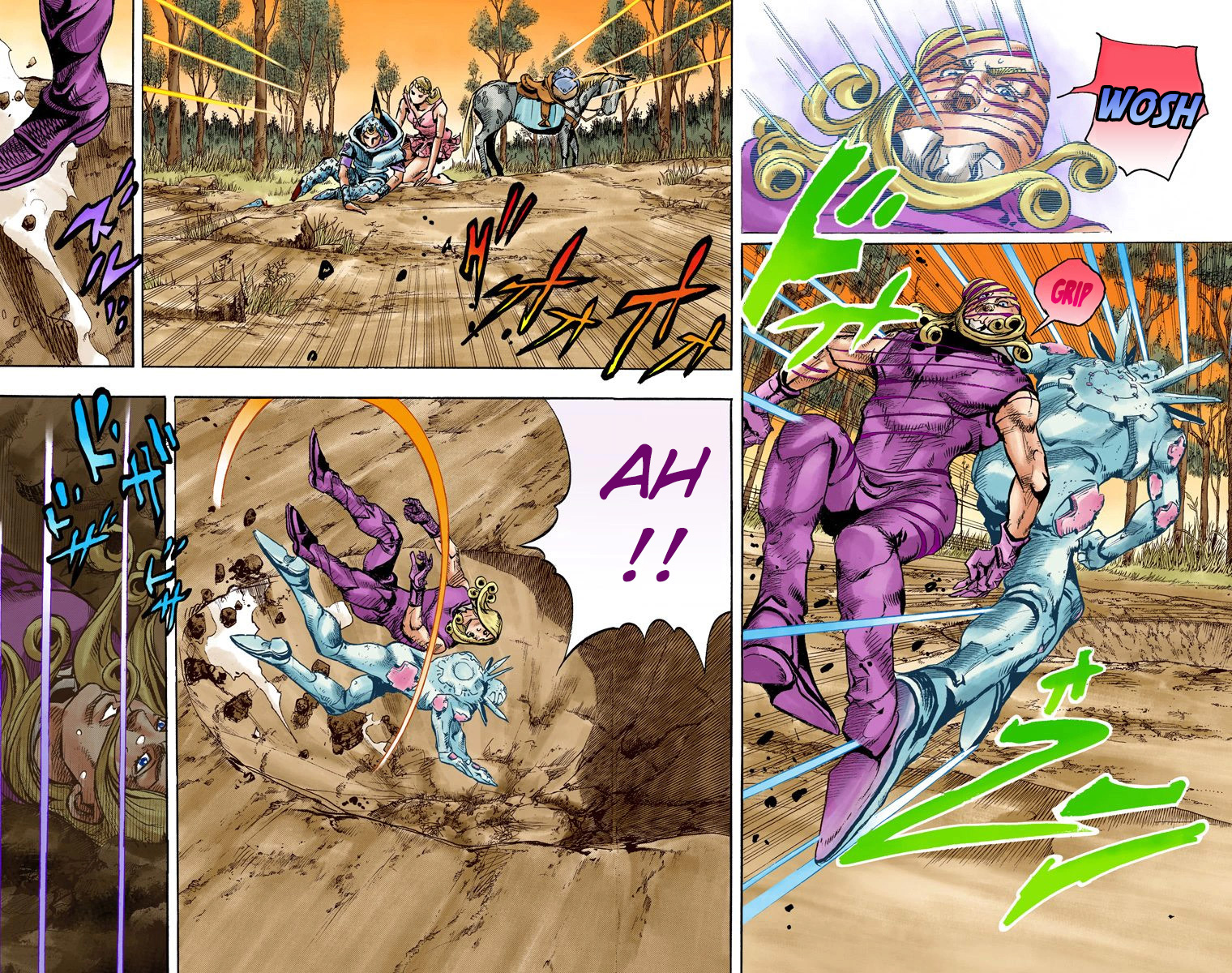 Read JoJo_s Bizarre Adventure Part 7 Steel Ball Run Official Colored FR Manga Online