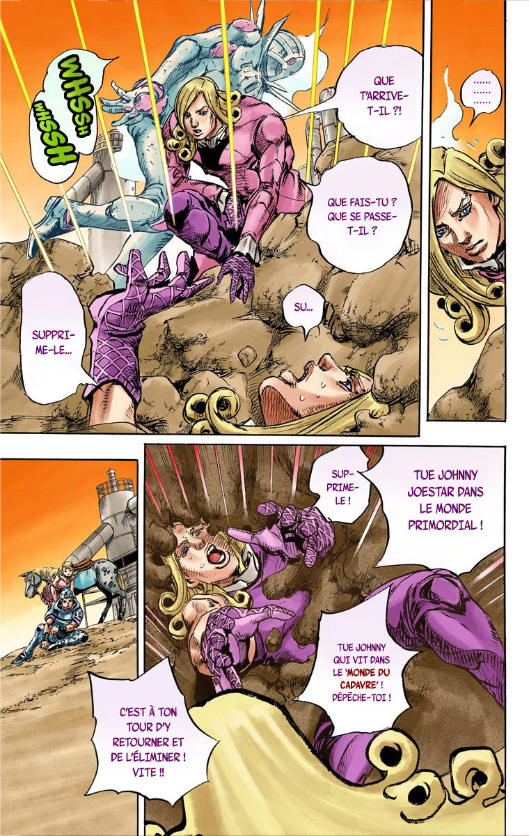 Read JoJo_s Bizarre Adventure Part 7 Steel Ball Run Official Colored FR Manga Online