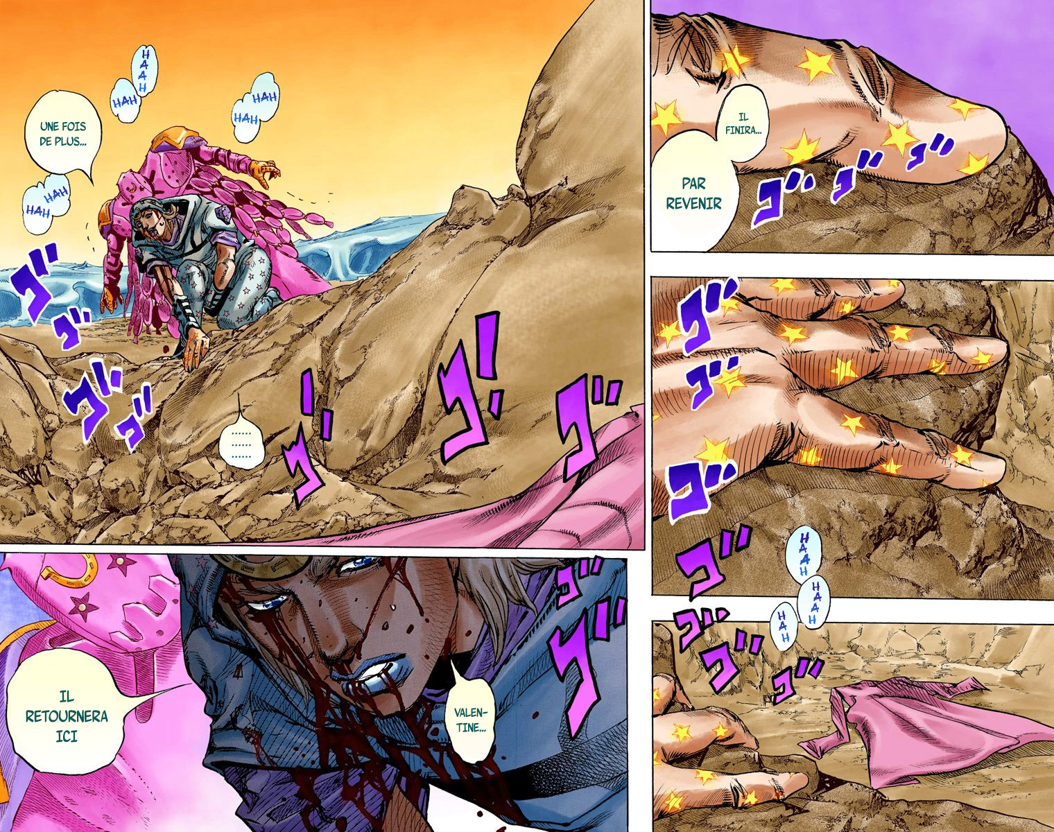 Read JoJo_s Bizarre Adventure Part 7 Steel Ball Run Official Colored FR Manga Online