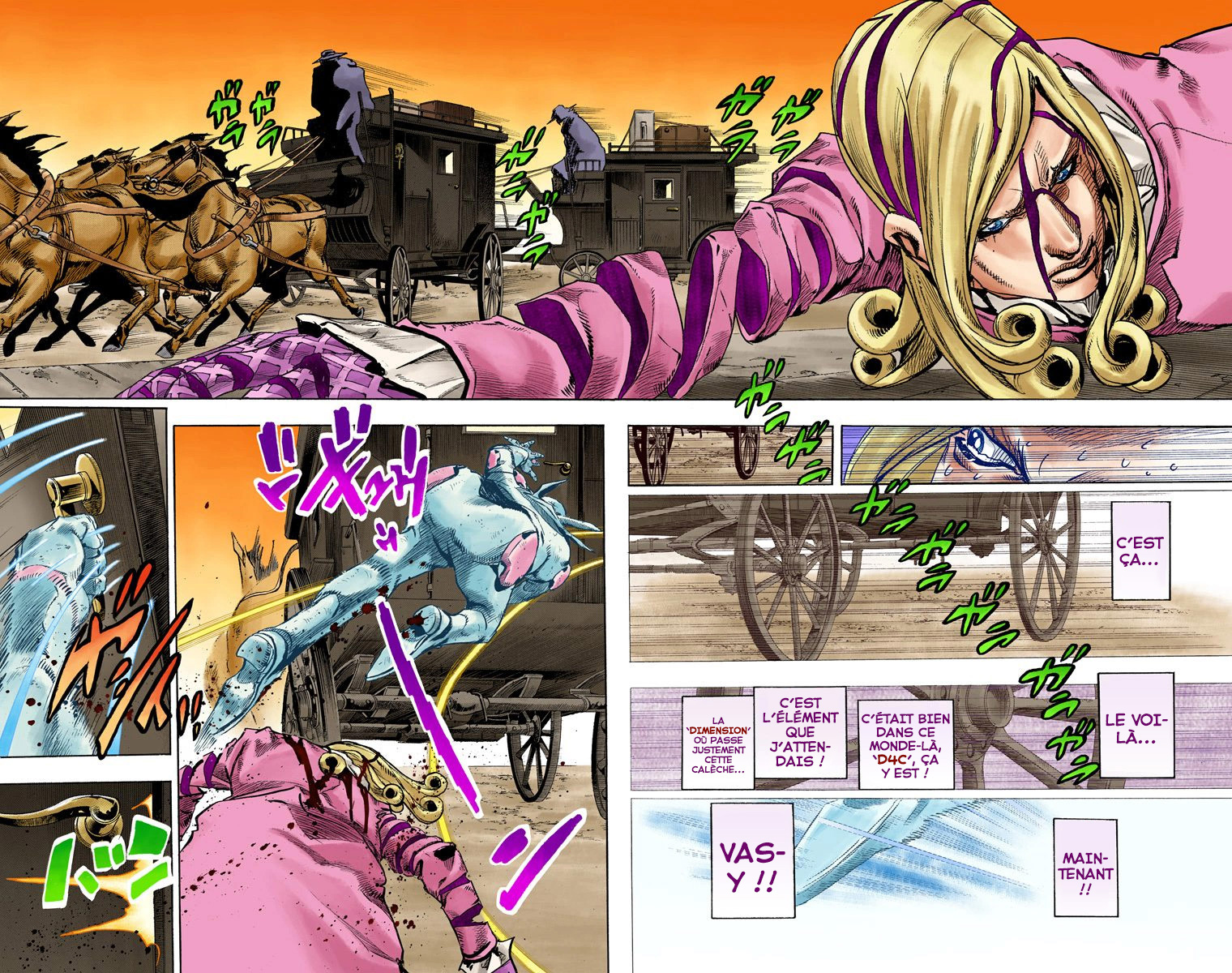 Read JoJo_s Bizarre Adventure Part 7 Steel Ball Run Official Colored FR Manga Online