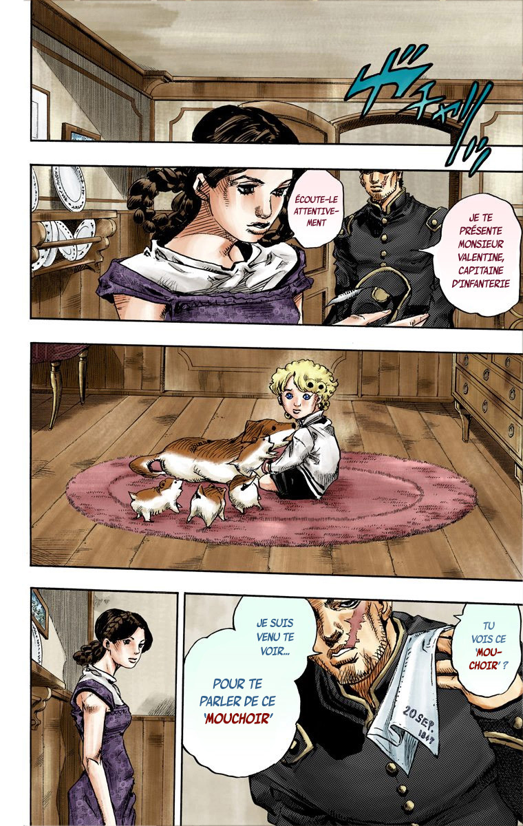 Read JoJo_s Bizarre Adventure Part 7 Steel Ball Run Official Colored FR Manga Online