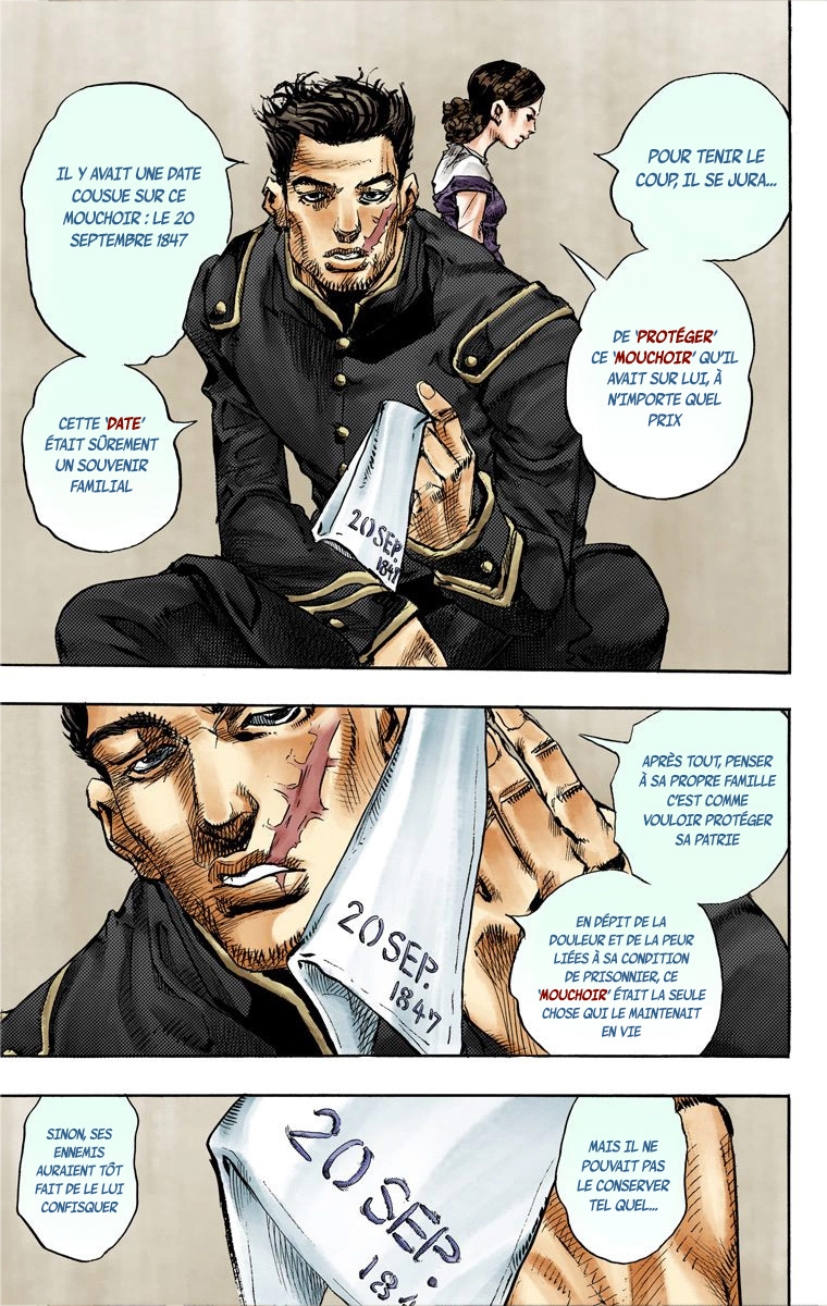 Read JoJo_s Bizarre Adventure Part 7 Steel Ball Run Official Colored FR Manga Online