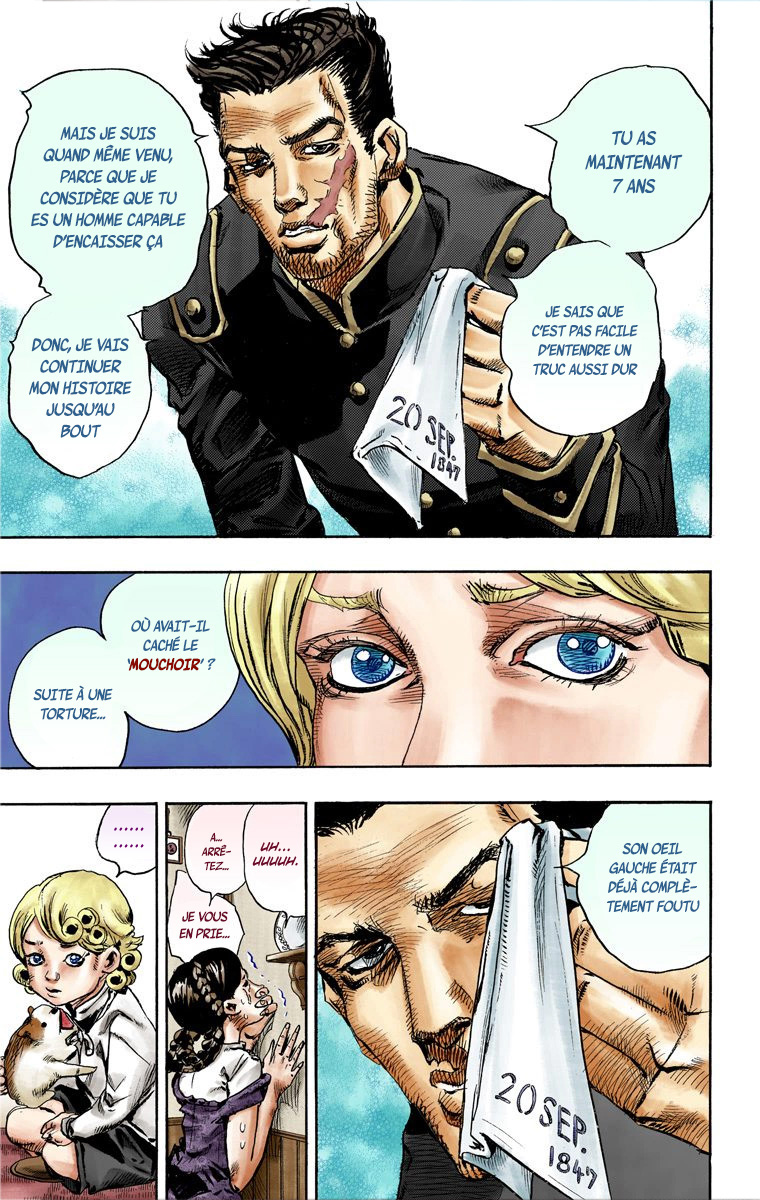 Read JoJo_s Bizarre Adventure Part 7 Steel Ball Run Official Colored FR Manga Online