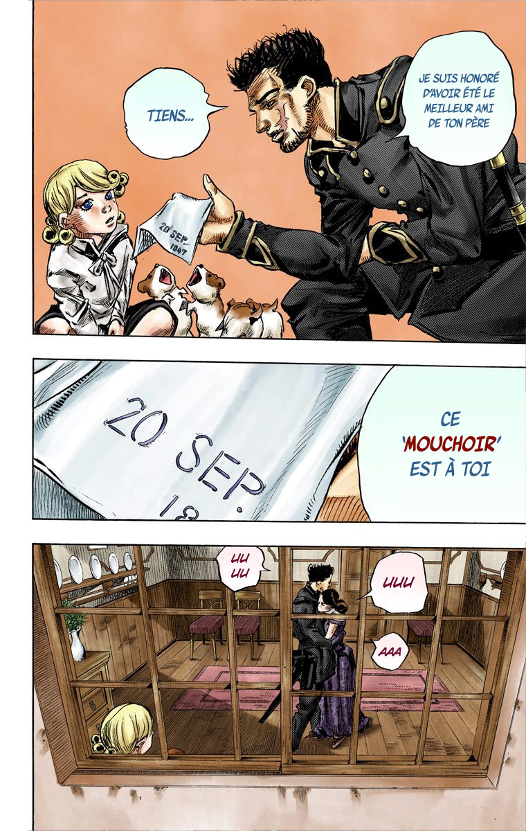 Read JoJo_s Bizarre Adventure Part 7 Steel Ball Run Official Colored FR Manga Online