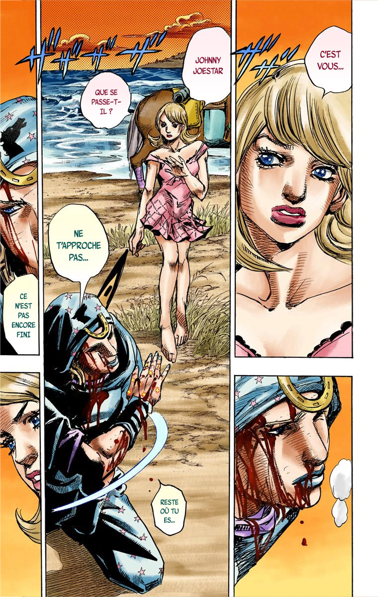 Read JoJo_s Bizarre Adventure Part 7 Steel Ball Run Official Colored FR Manga Online