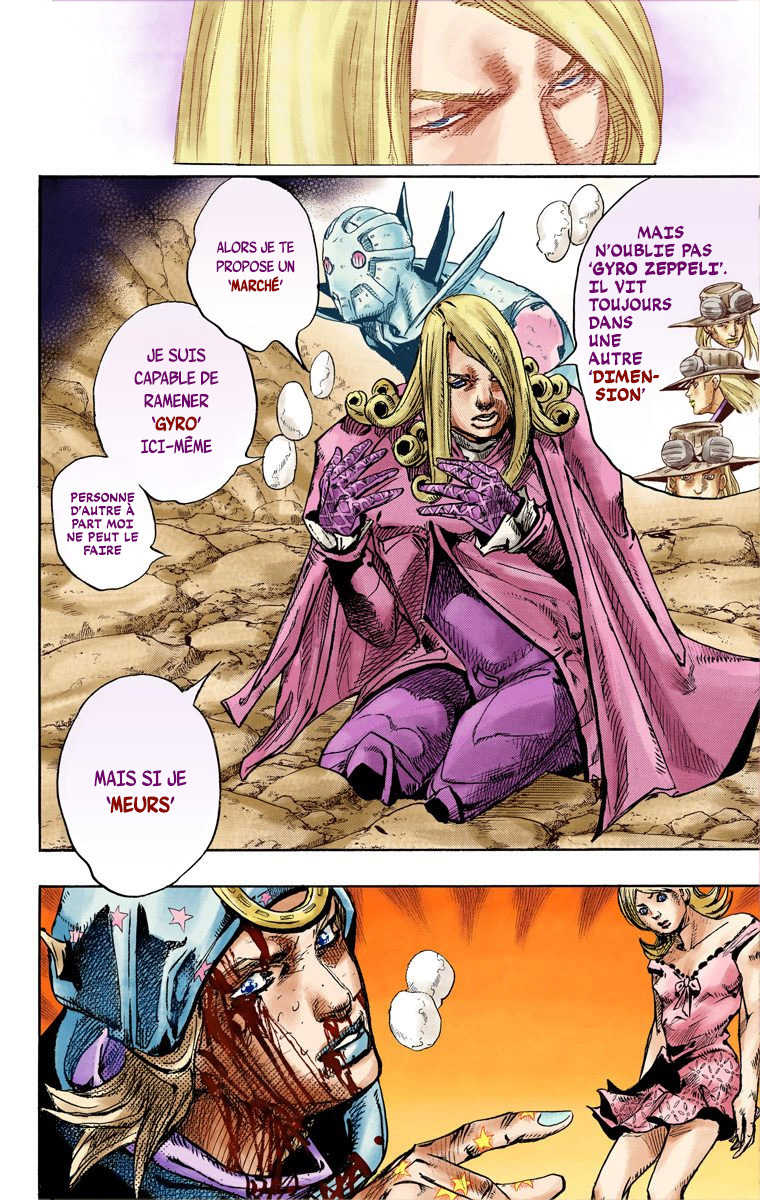 Read JoJo_s Bizarre Adventure Part 7 Steel Ball Run Official Colored FR Manga Online