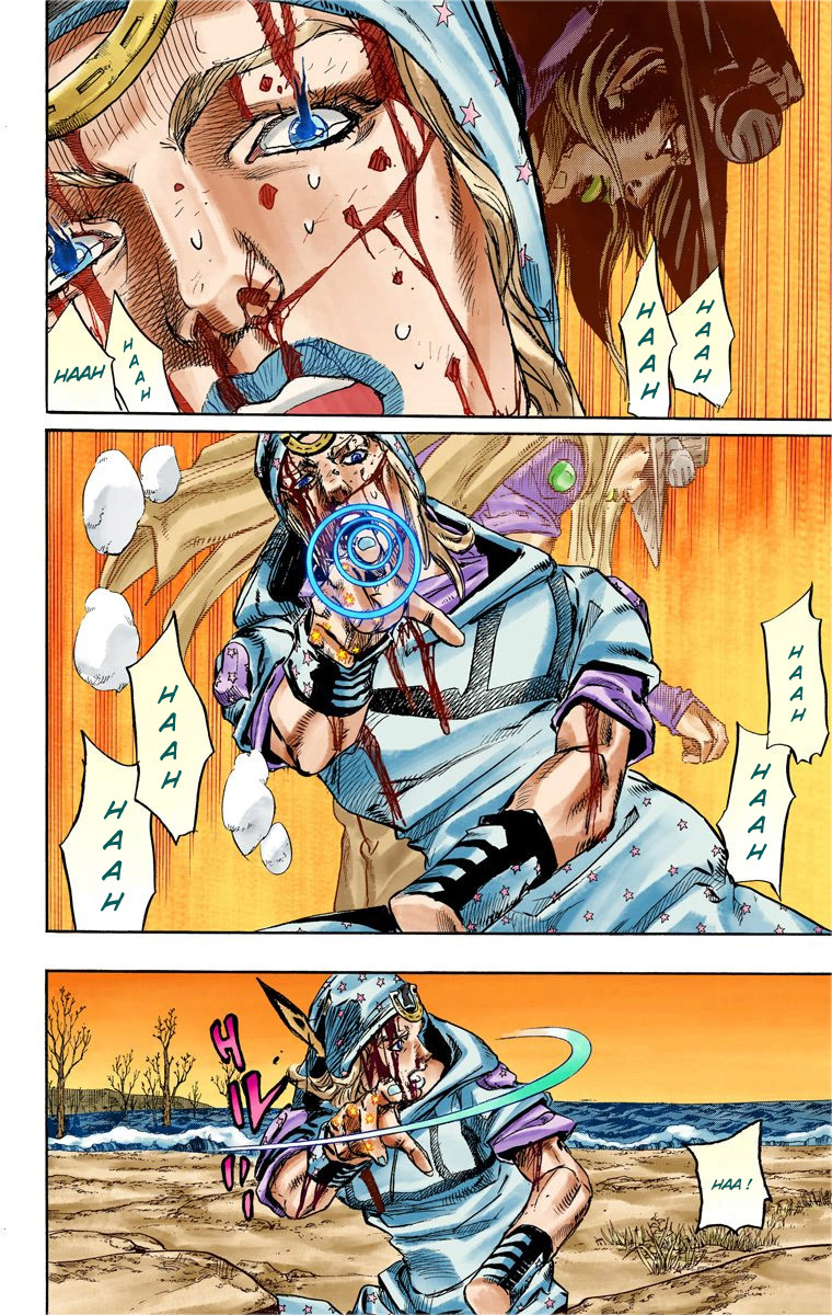 Read JoJo_s Bizarre Adventure Part 7 Steel Ball Run Official Colored FR Manga Online