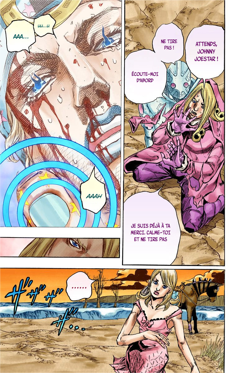 Read JoJo_s Bizarre Adventure Part 7 Steel Ball Run Official Colored FR Manga Online
