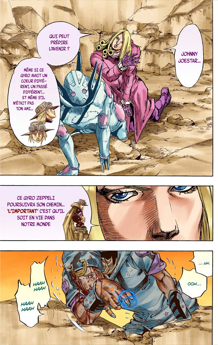 Read JoJo_s Bizarre Adventure Part 7 Steel Ball Run Official Colored FR Manga Online