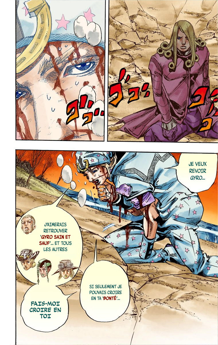 Read JoJo_s Bizarre Adventure Part 7 Steel Ball Run Official Colored FR Manga Online