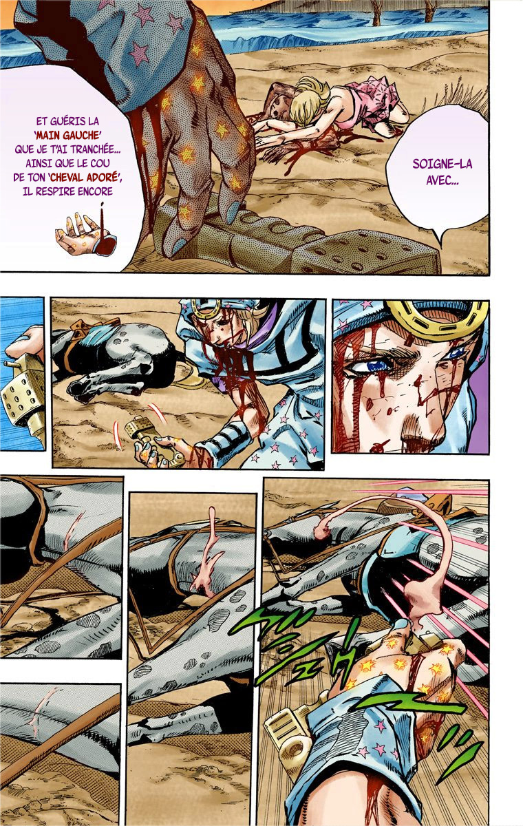 Read JoJo_s Bizarre Adventure Part 7 Steel Ball Run Official Colored FR Manga Online