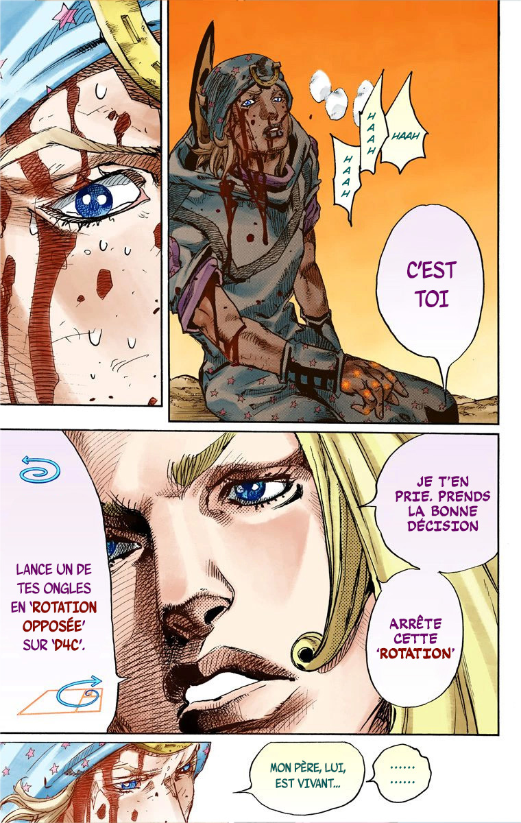 Read JoJo_s Bizarre Adventure Part 7 Steel Ball Run Official Colored FR Manga Online