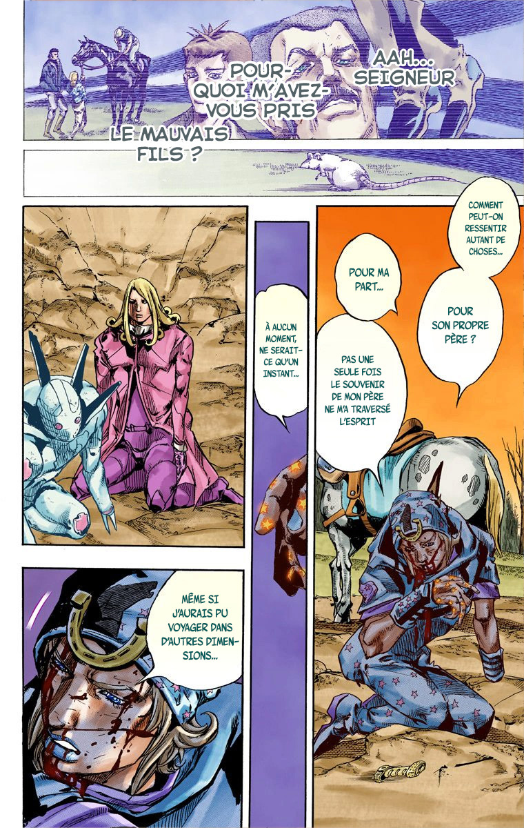 Read JoJo_s Bizarre Adventure Part 7 Steel Ball Run Official Colored FR Manga Online