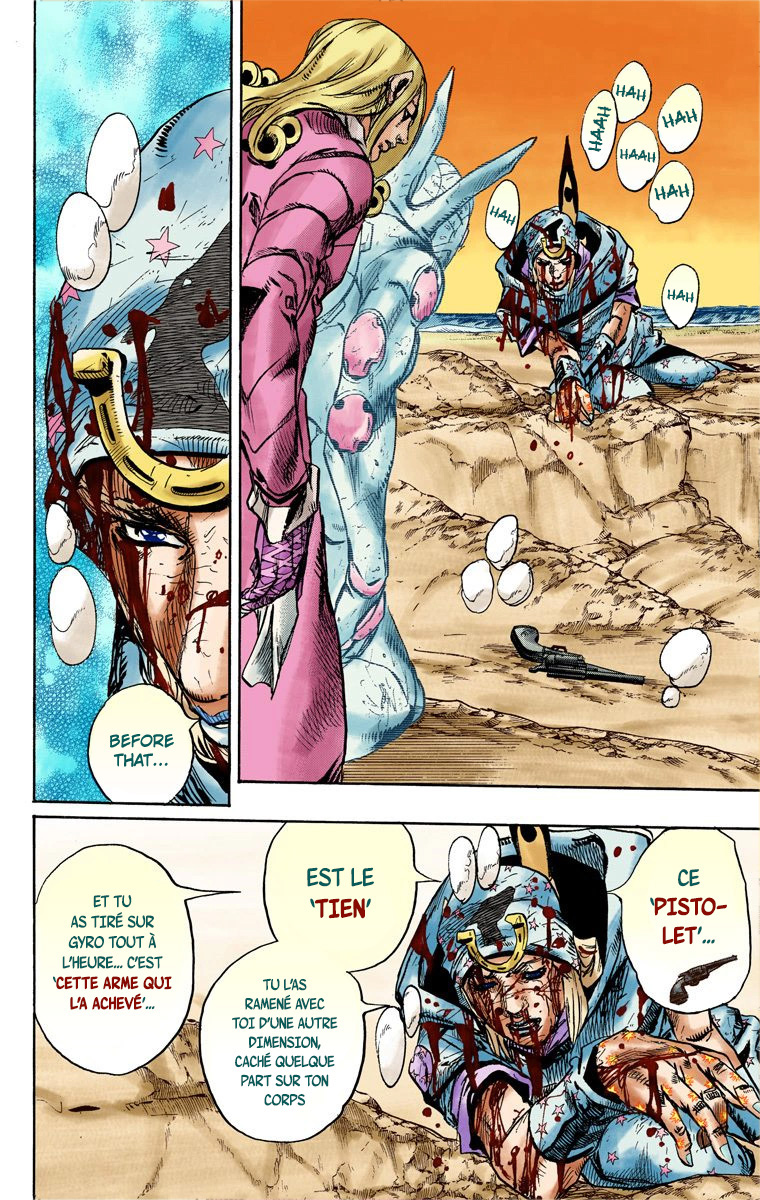 Read JoJo_s Bizarre Adventure Part 7 Steel Ball Run Official Colored FR Manga Online