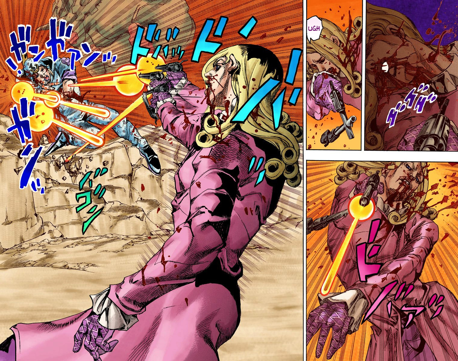 Read JoJo_s Bizarre Adventure Part 7 Steel Ball Run Official Colored FR Manga Online