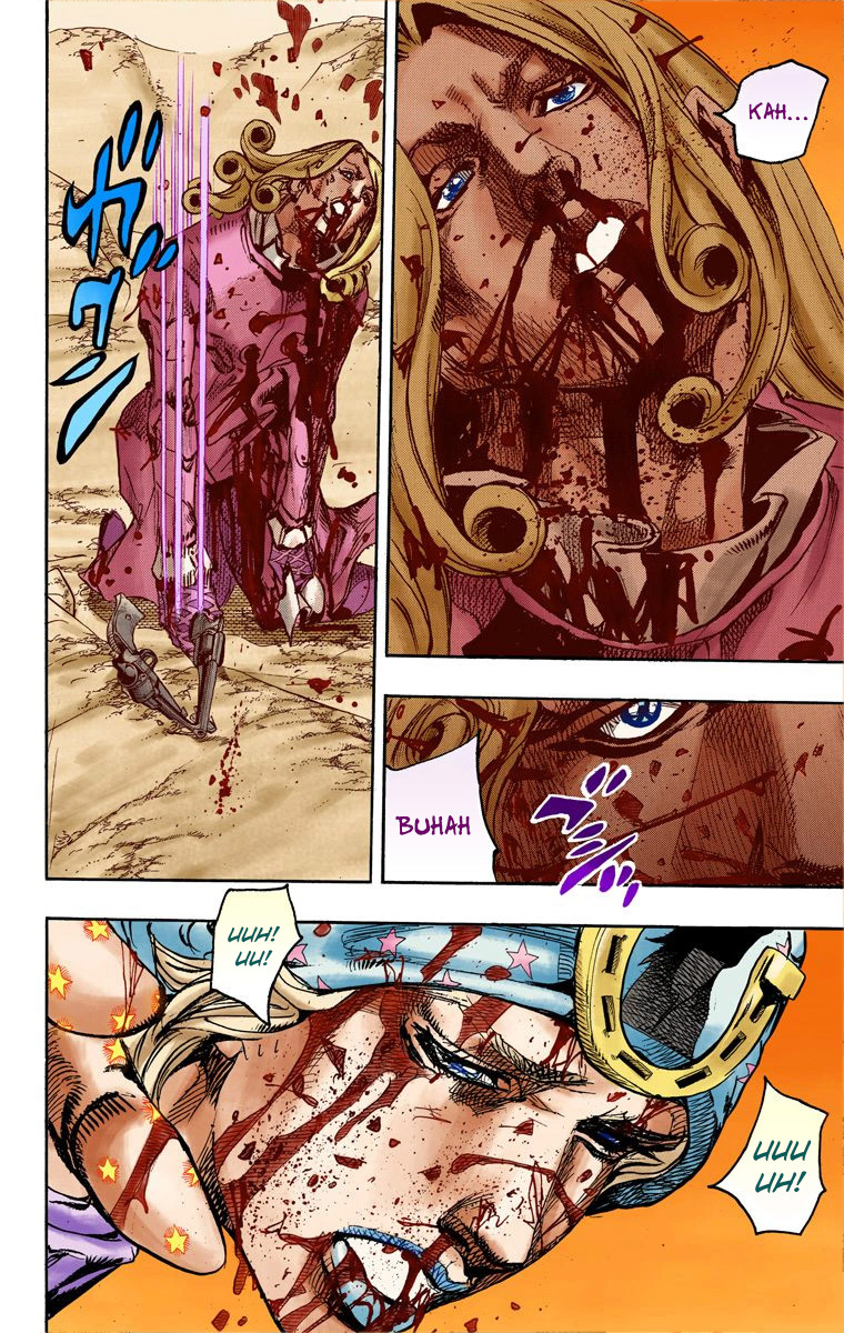 Read JoJo_s Bizarre Adventure Part 7 Steel Ball Run Official Colored FR Manga Online