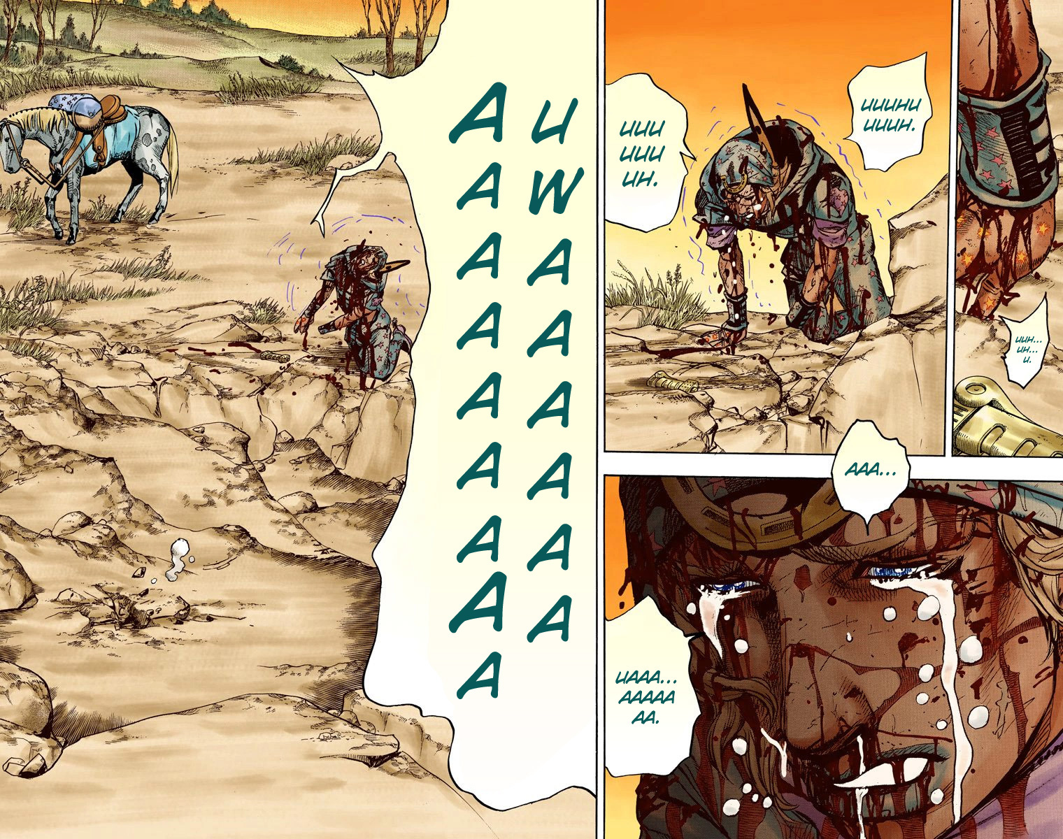 Read JoJo_s Bizarre Adventure Part 7 Steel Ball Run Official Colored FR Manga Online