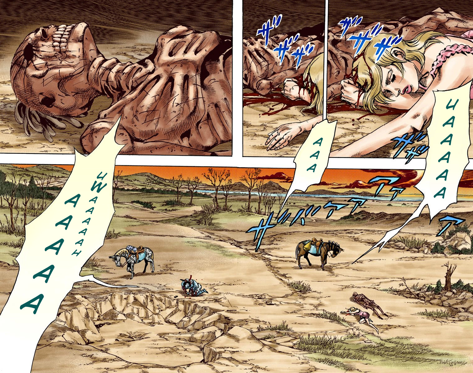 Read JoJo_s Bizarre Adventure Part 7 Steel Ball Run Official Colored FR Manga Online