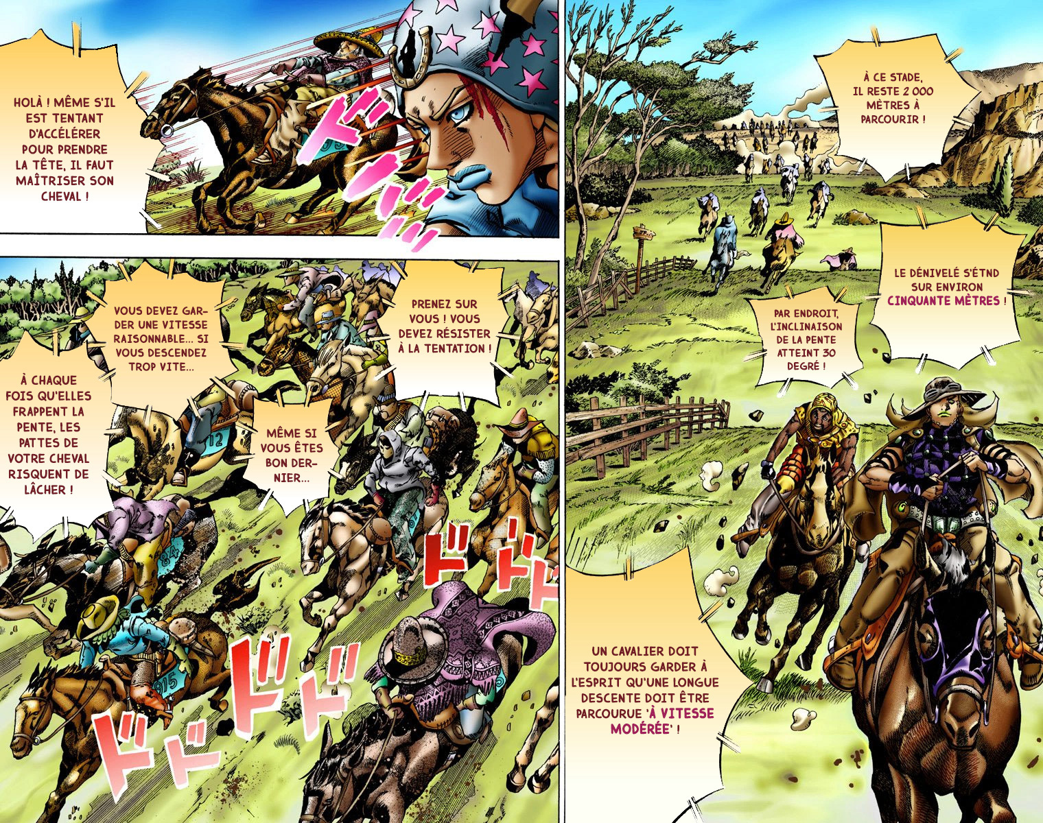 Read JoJo_s Bizarre Adventure Part 7 Steel Ball Run Official Colored FR Manga Online