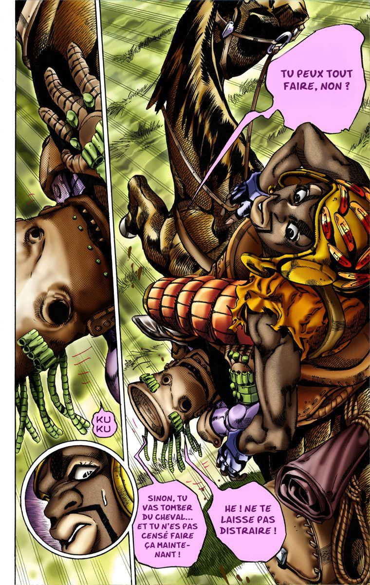Read JoJo_s Bizarre Adventure Part 7 Steel Ball Run Official Colored FR Manga Online
