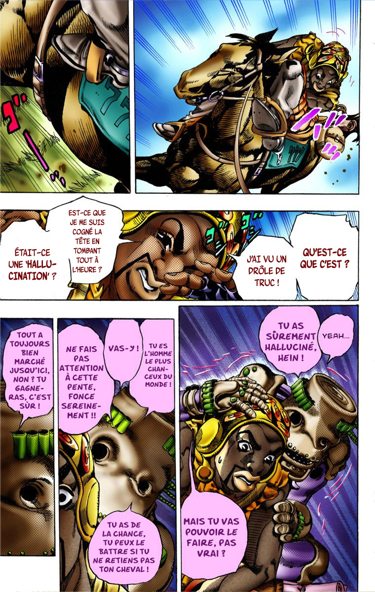 Read JoJo_s Bizarre Adventure Part 7 Steel Ball Run Official Colored FR Manga Online