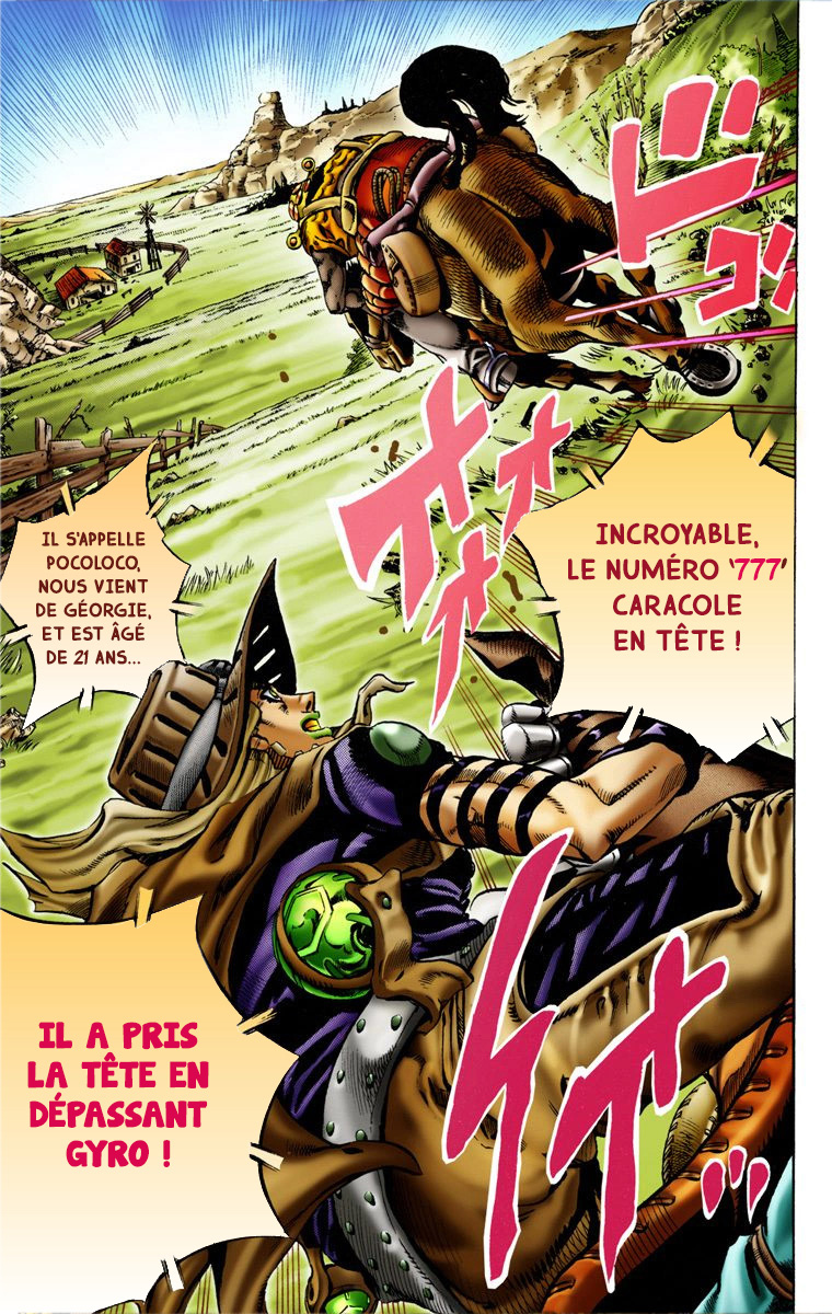 Read JoJo_s Bizarre Adventure Part 7 Steel Ball Run Official Colored FR Manga Online