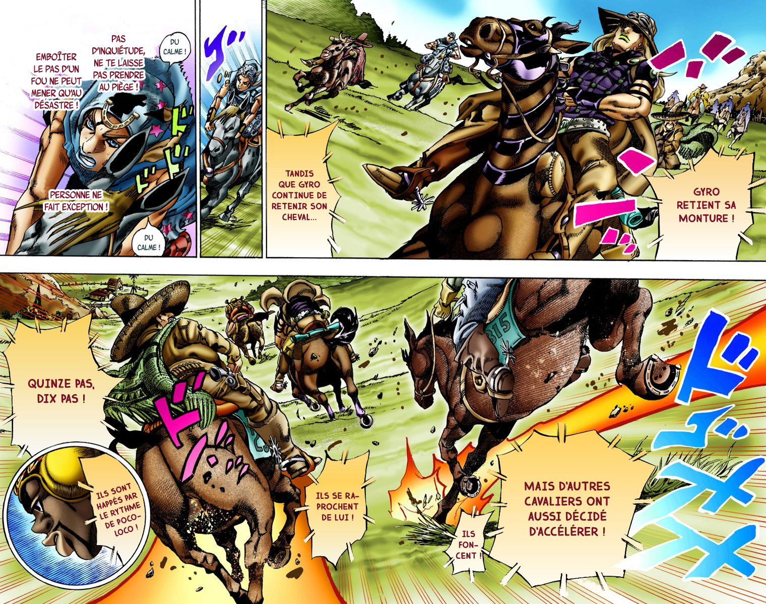 Read JoJo_s Bizarre Adventure Part 7 Steel Ball Run Official Colored FR Manga Online
