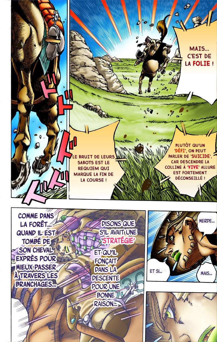Read JoJo_s Bizarre Adventure Part 7 Steel Ball Run Official Colored FR Manga Online