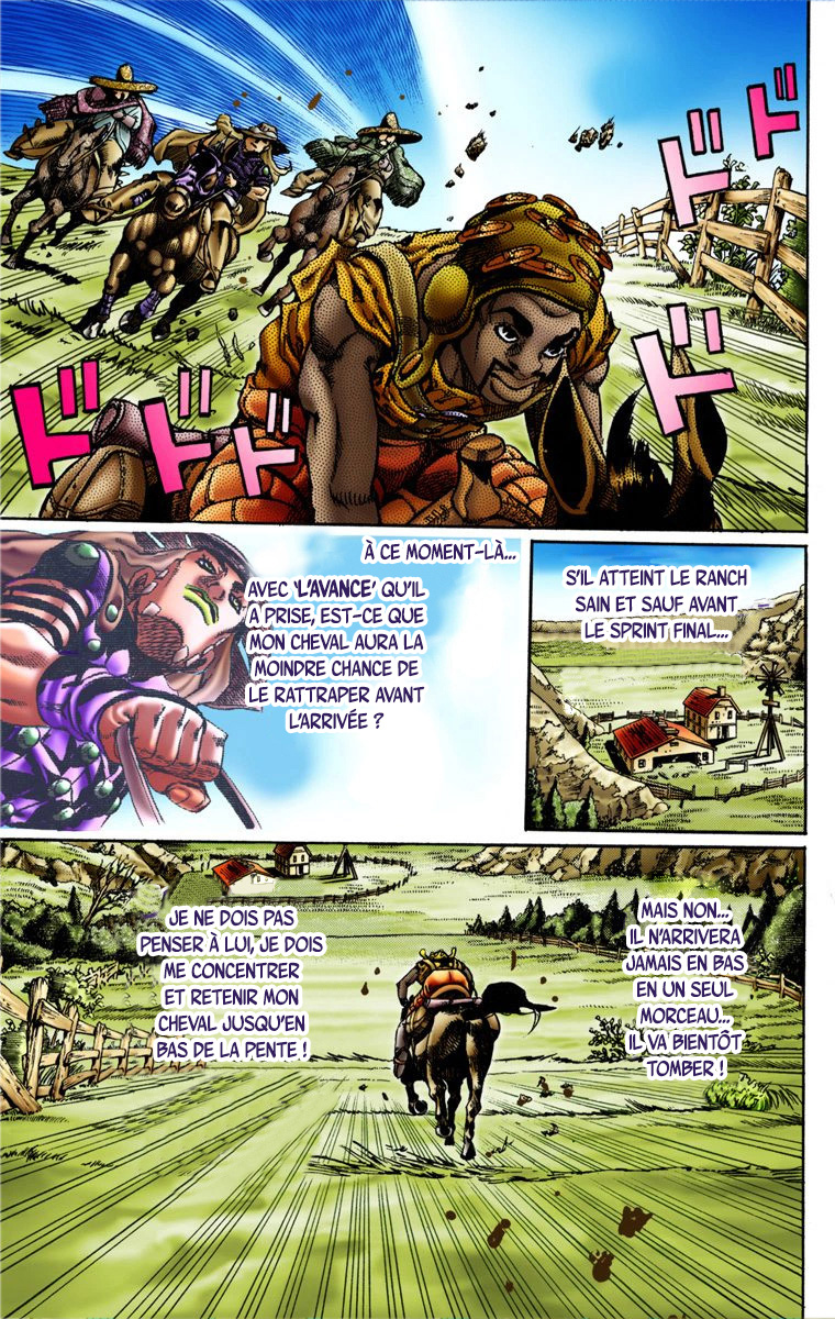Read JoJo_s Bizarre Adventure Part 7 Steel Ball Run Official Colored FR Manga Online