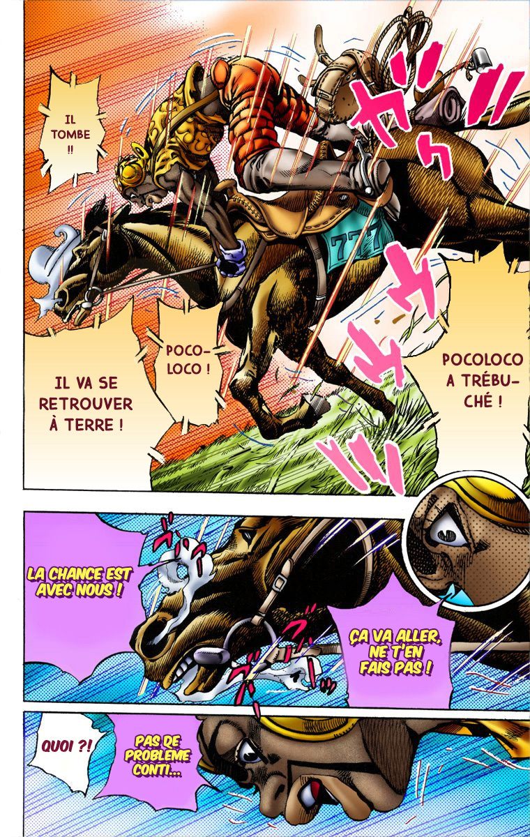 Read JoJo_s Bizarre Adventure Part 7 Steel Ball Run Official Colored FR Manga Online