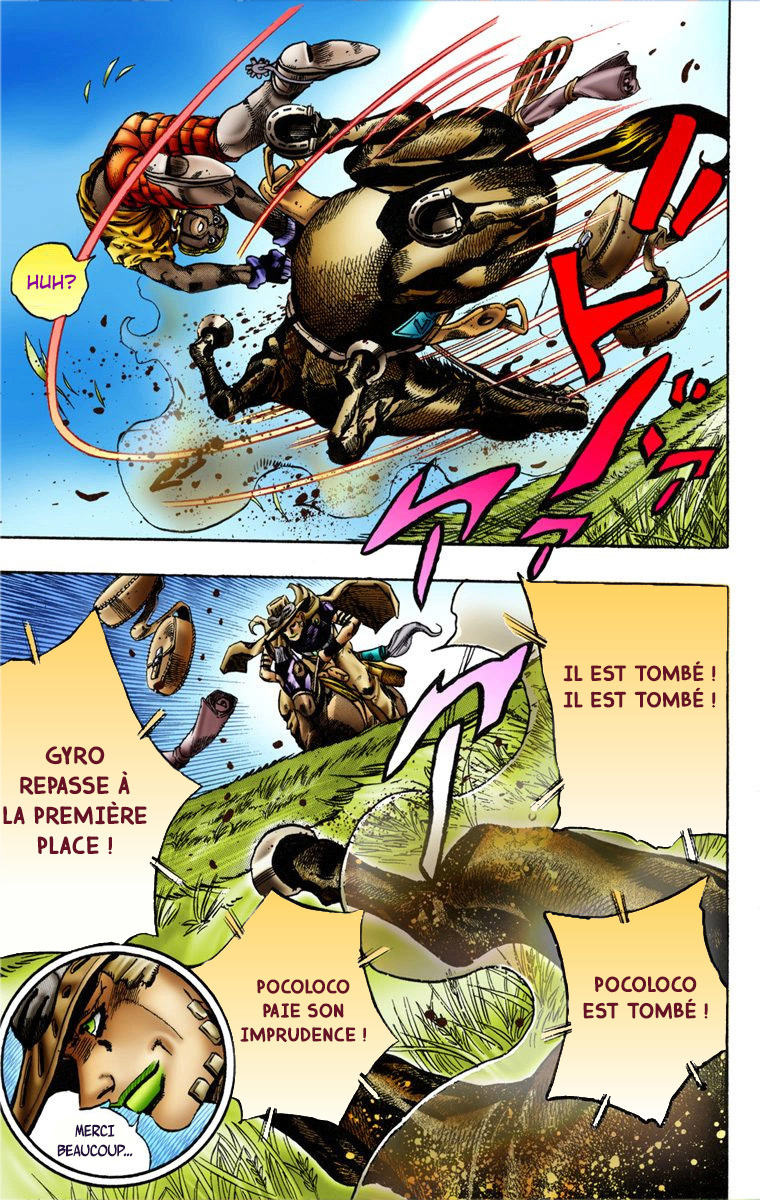 Read JoJo_s Bizarre Adventure Part 7 Steel Ball Run Official Colored FR Manga Online