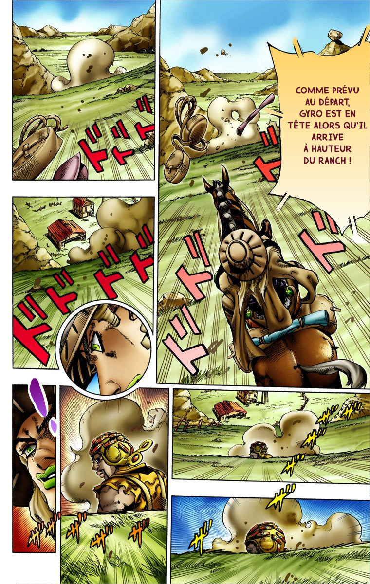 Read JoJo_s Bizarre Adventure Part 7 Steel Ball Run Official Colored FR Manga Online