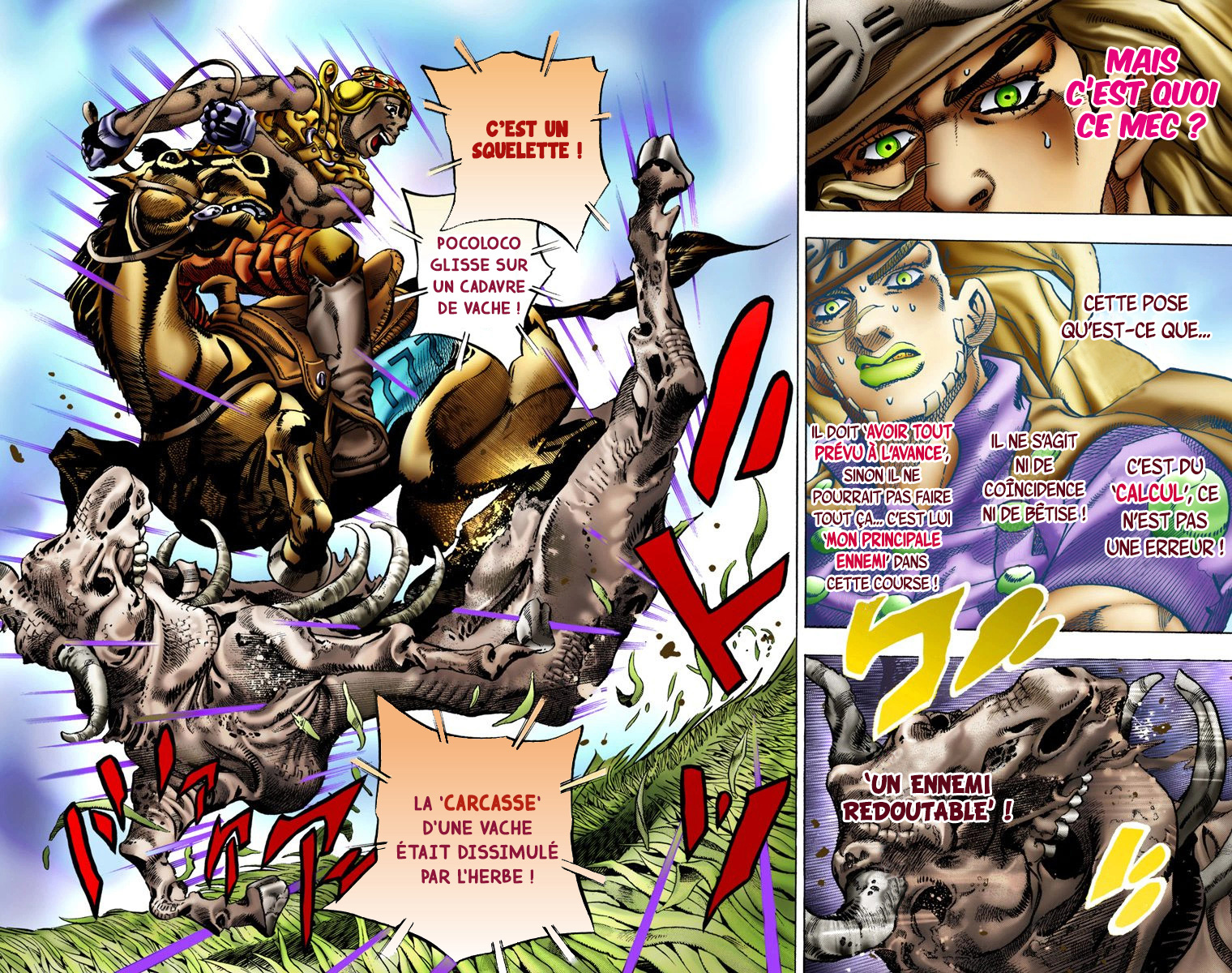 Read JoJo_s Bizarre Adventure Part 7 Steel Ball Run Official Colored FR Manga Online