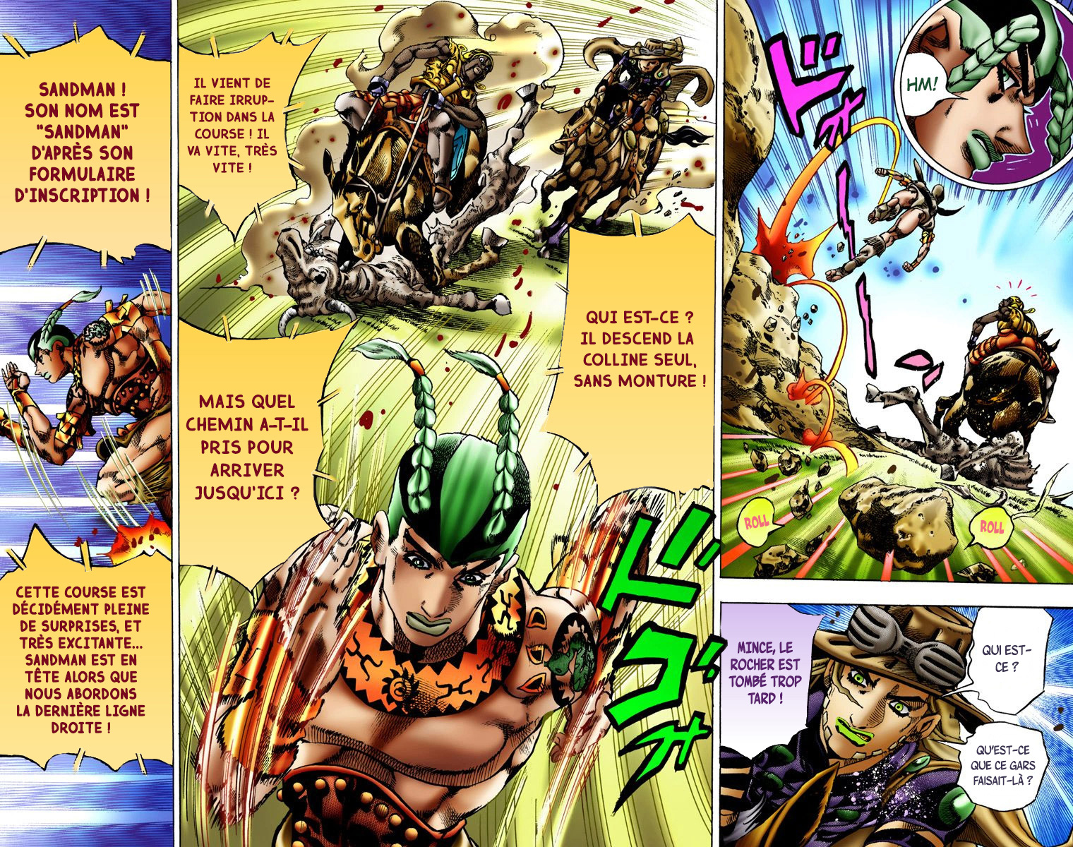 Read JoJo_s Bizarre Adventure Part 7 Steel Ball Run Official Colored FR Manga Online