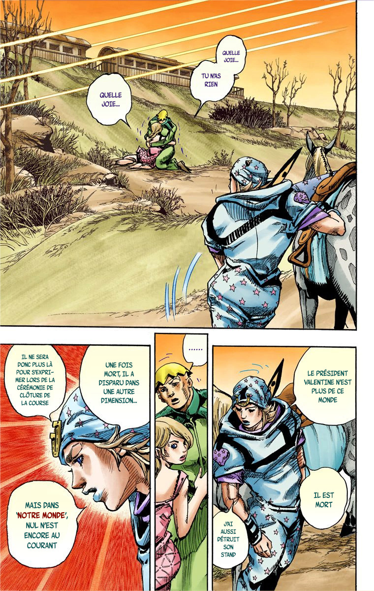 Read JoJo_s Bizarre Adventure Part 7 Steel Ball Run Official Colored FR Manga Online