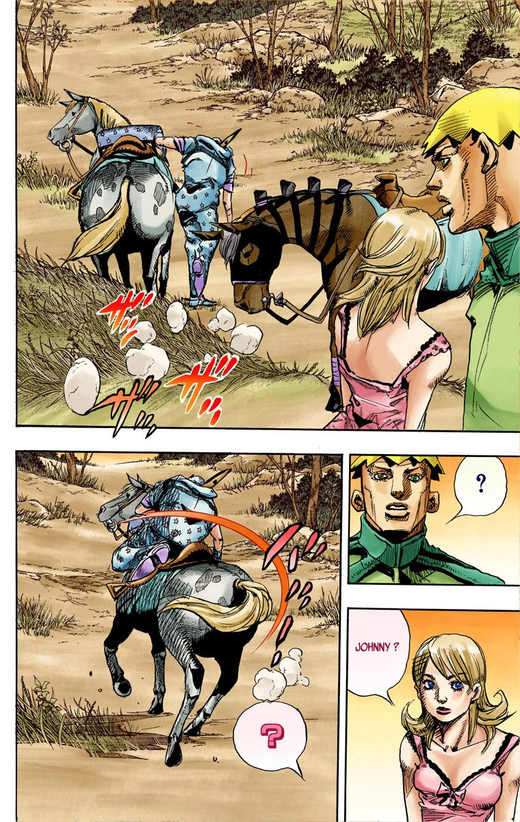 Read JoJo_s Bizarre Adventure Part 7 Steel Ball Run Official Colored FR Manga Online