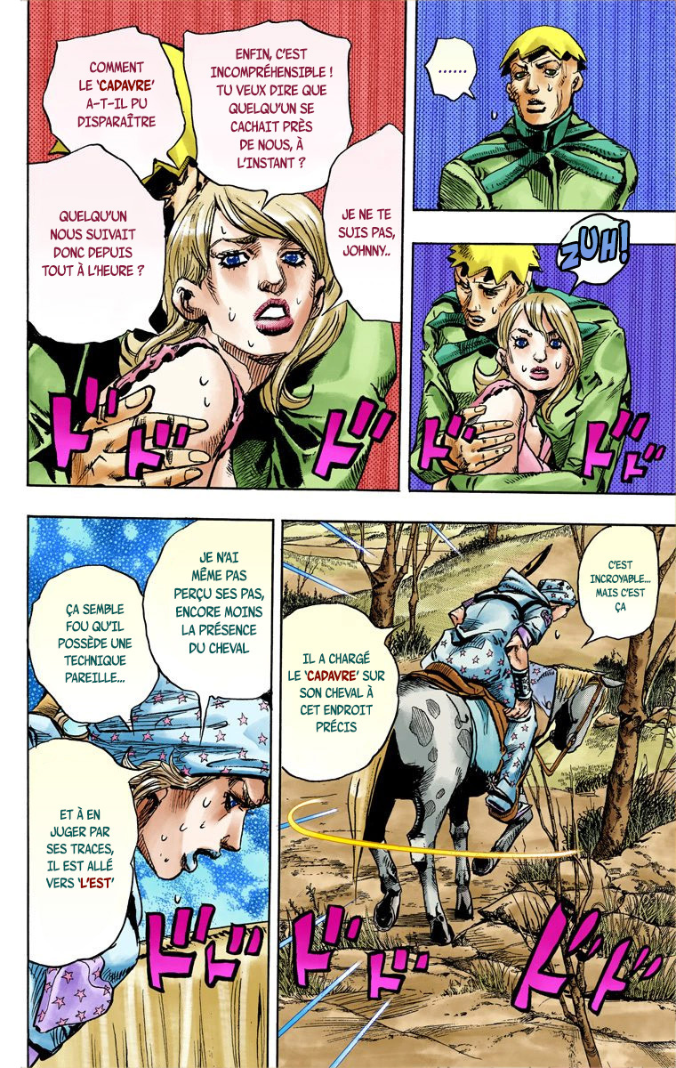 Read JoJo_s Bizarre Adventure Part 7 Steel Ball Run Official Colored FR Manga Online