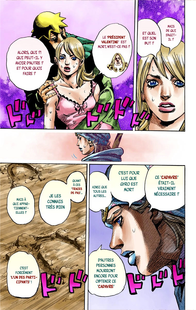 Read JoJo_s Bizarre Adventure Part 7 Steel Ball Run Official Colored FR Manga Online