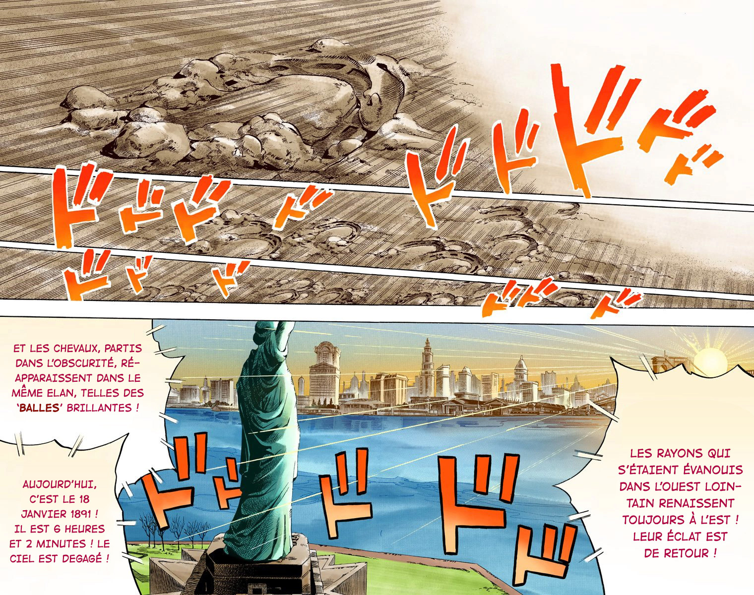 Read JoJo_s Bizarre Adventure Part 7 Steel Ball Run Official Colored FR Manga Online