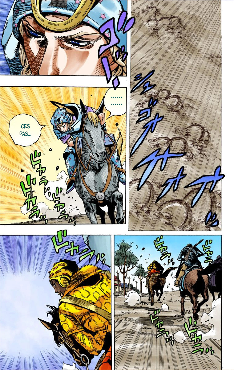Read JoJo_s Bizarre Adventure Part 7 Steel Ball Run Official Colored FR Manga Online