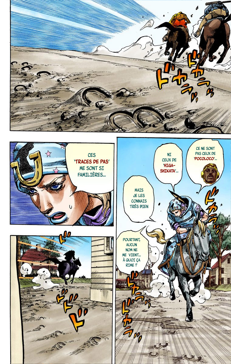 Read JoJo_s Bizarre Adventure Part 7 Steel Ball Run Official Colored FR Manga Online